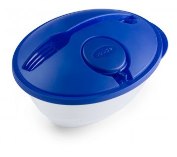 Kaprex salad container blue