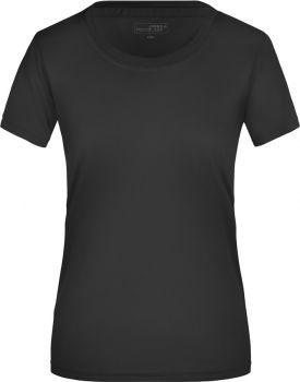 James & Nicholson | Dámské žerzejové sportovní tričko black S