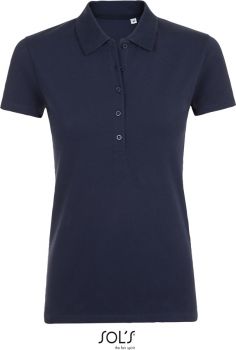 SOL'S | Dámské elastické piqué polo french navy XL