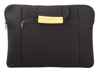 Xenac document bag black , žltá