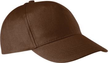 Kariban K-Up | 5 panelová kšiltovka chocolate onesize