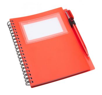 Tagged poznámkový blok red