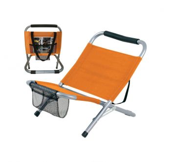 Mediterraneo foldable beach chair orange