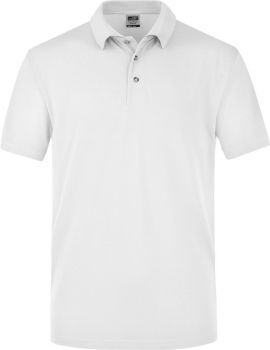 James & Nicholson | Pracovní piqué polo white 3XL