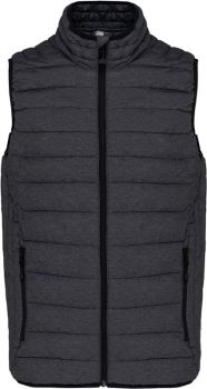 Kariban | Pánská lehká vesta marl dark grey L