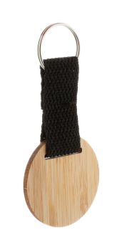 Stropp bambusový přívěšek na kíče, kulatý natural , black