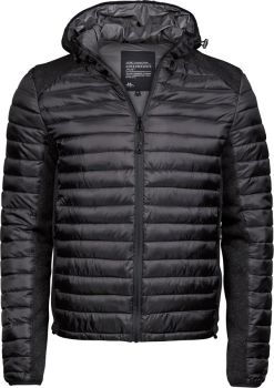 Tee Jays | Pánská outdoorová bunda Crossover black/black melange L