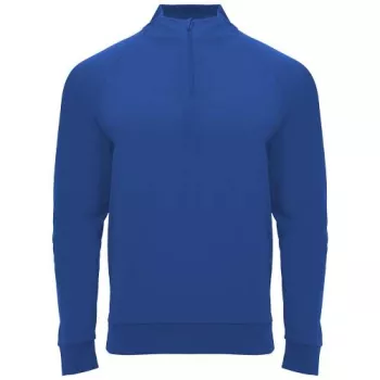 Epiro unisex mikina s dlouhým rukávem a čtvrtinovým zipem 200 g/m² kralovská modrá L