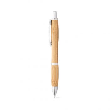 NICOLE. Bambusové guľôčkové pero Prírodná