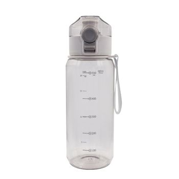 H2O lahev z tritanu 680 ml, šedá