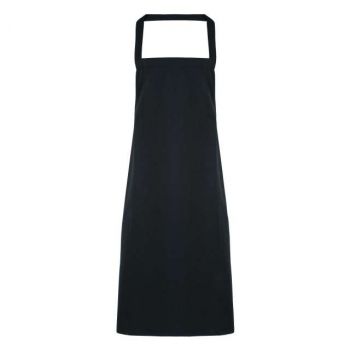 100% COTTON BIB APRON Black U