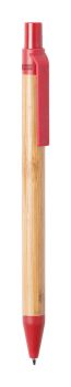 Roak bambusové guličkové pero red