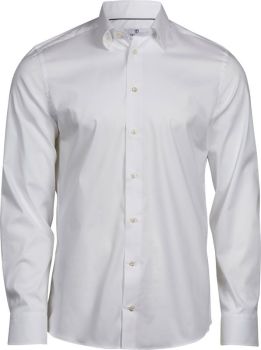 Tee Jays | Luxusní elastická košile s dlouhým rukávem white M