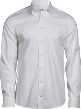 Tee Jays | Luxusní elastická košile s dlouhým rukávem white L