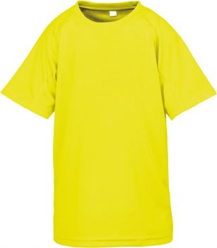 Spiro | Dětské sportovní tričko "Aircool" flo yellow L