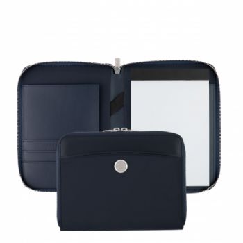 Conference folder A5 zip Contour Navy