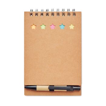 MULTIBOOK Zápisník s perem a note-it. beige