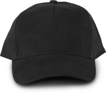OKEOTEX CERTIFIED 5 PANEL CAP Black U