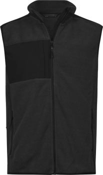 Tee Jays | Pánská fleecová vesta "Mountain" black/black XL