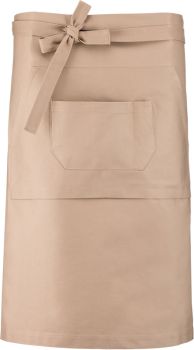 Kariban | Barová zástěra středně dlouhá beige onesize