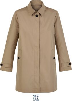 NEOBLU | Dámský krátký kabát light brown XXL