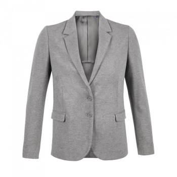 MARCEL WOMEN - PIQUÉ BLAZER Gray Melanged 38