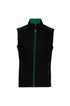 MEN'S DAYTODAY GILET Black/Kelly Green L