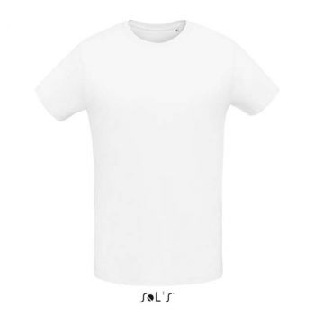 SOL'S MARTIN MEN - ROUND-NECK FITTED JERSEY T-SHIRT White L