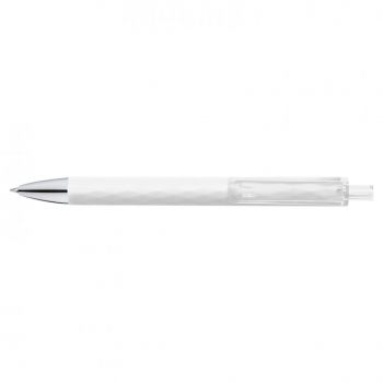 Plastové guľôčkové pero White