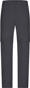 James & Nicholson | Pánské elastické kalhoty, odepínatelné nohavice black 3XL