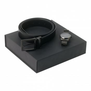 Set Textum Black (watch & belt)