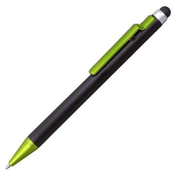 AMARILLO kuličkové pero se stylusem,  zelená/černá