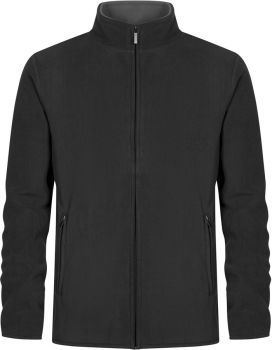 Promodoro | Pánská dvojitá fleecová bunda charcoal/grey XL