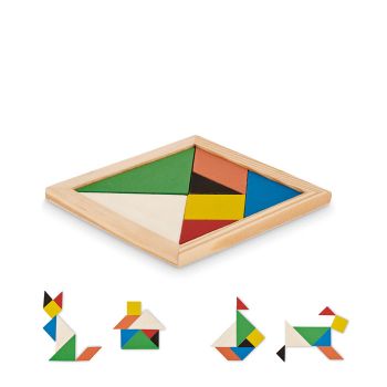 TANGRAM Dřevěné puzzle Tangram wood