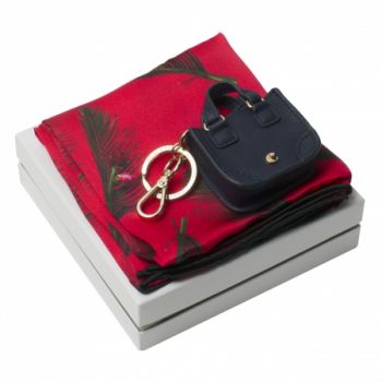 Set Victoire (key ring & silk scarf)