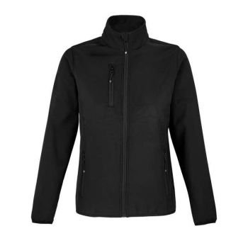 SOL'S FALCON WOMEN - SOFTSHELL ZIP JACKET Black M