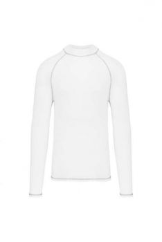 MEN'S TECHNICAL LONG-SLEEVED T-SHIRT WITH UV PROTECTION White M
