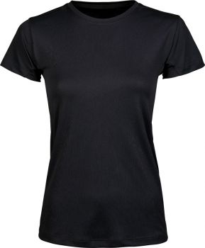 Tee Jays | Dámské luxusní sportovní tričko black 3XL