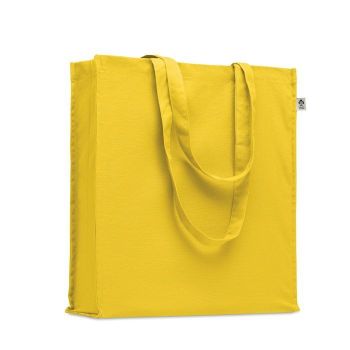 BENTE COLOUR Nákupní taška z bio bavlny yellow