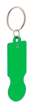 RaluCart prívesok na kľúče so žetónom do košíka green