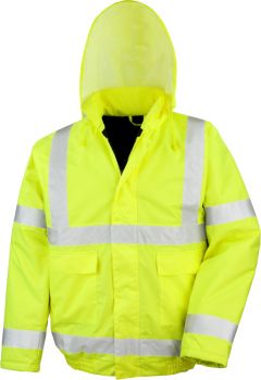 Result Core | Bezpečnostní zimní bunda "Blouson" fluorescent yellow XXL