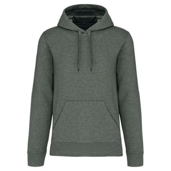 MEN'S ECO-FRIENDLY HOODED SWEATSHIRT Green Marble Heather M