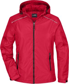 James & Nicholson | Dámská bunda do deště red/black L