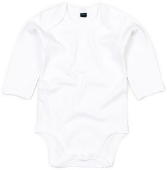 Babybugz | Dětské body s dlouhým rukávem white 3-6