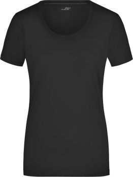 James & Nicholson | Dámské elastické tričko black M