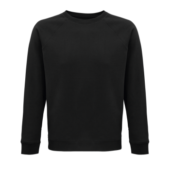 SOL'S SPACE - UNISEX ROUND-NECK SWEATSHIRT Black XS