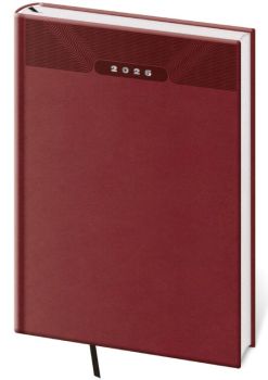 Týždenný diár A5 Print Classic angl. červený