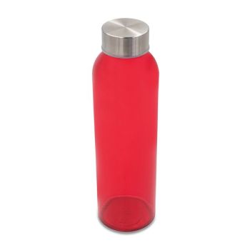 AQUA KUBA skleněná lahev 500 ml, červená
