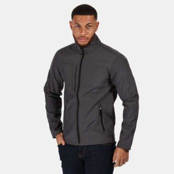 MEN'S OCTAGON II PRINTABLE 3 LAYER MEMBRANE SOFTSHELL Seal Grey/Black L