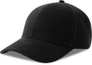 Atlantis | 6 panelová kšiltovka z těžké bavlny black onesize